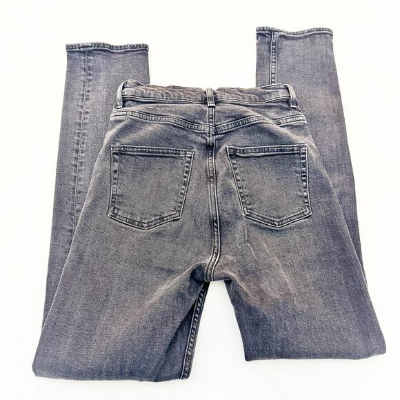 & Other Stories Denim Charcoal Black Jeans Skinny Zip Fly Size 25 x 30 - Picture 5 of 8